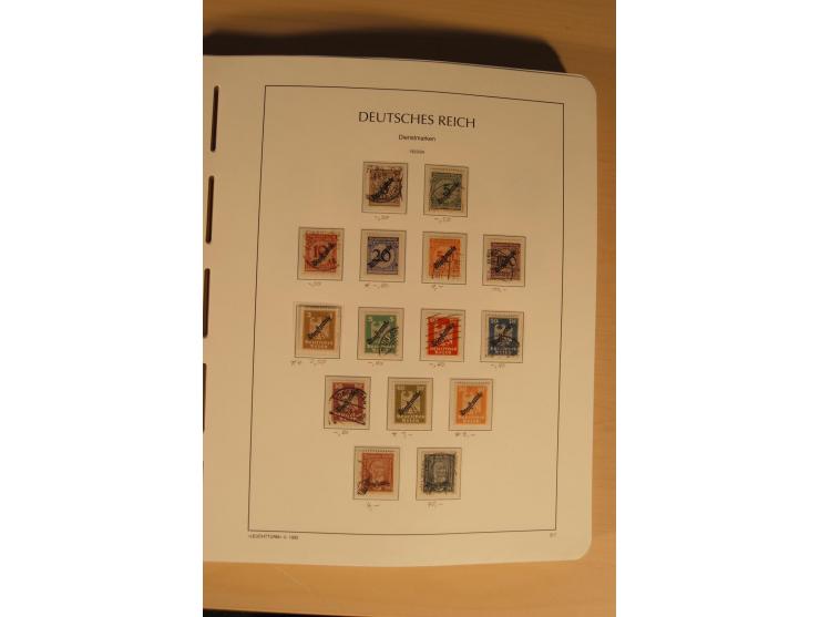 1850/1997, Nachlaß mit Sammlungen Altdeutschland mit u.a. Bayern Mi.-Nr. 1 (repariert), Deutsches Reich mit vielen sign. Wert