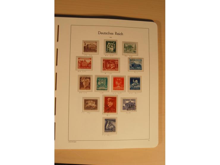 1850/1997, Nachlaß mit Sammlungen Altdeutschland mit u.a. Bayern Mi.-Nr. 1 (repariert), Deutsches Reich mit vielen sign. Wert