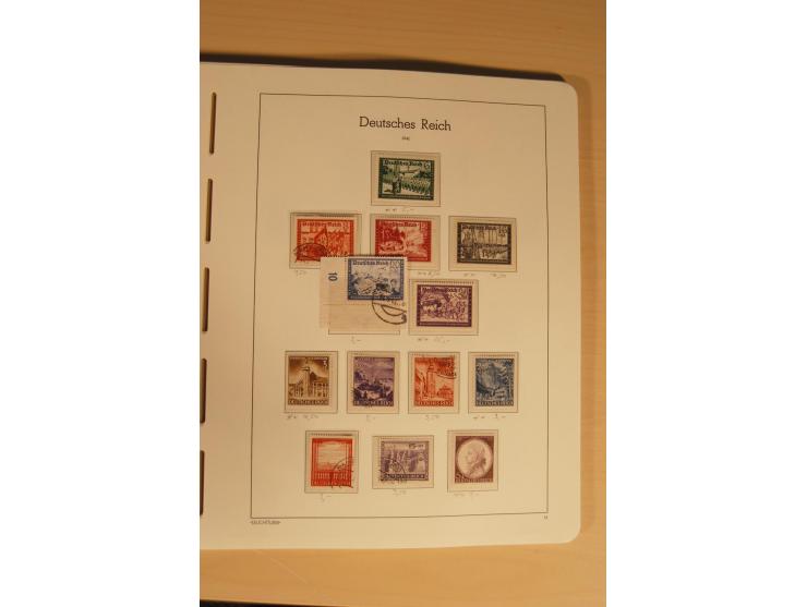 1850/1997, Nachlaß mit Sammlungen Altdeutschland mit u.a. Bayern Mi.-Nr. 1 (repariert), Deutsches Reich mit vielen sign. Wert