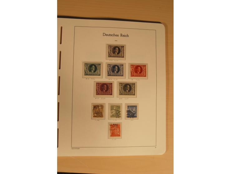 1850/1997, Nachlaß mit Sammlungen Altdeutschland mit u.a. Bayern Mi.-Nr. 1 (repariert), Deutsches Reich mit vielen sign. Wert