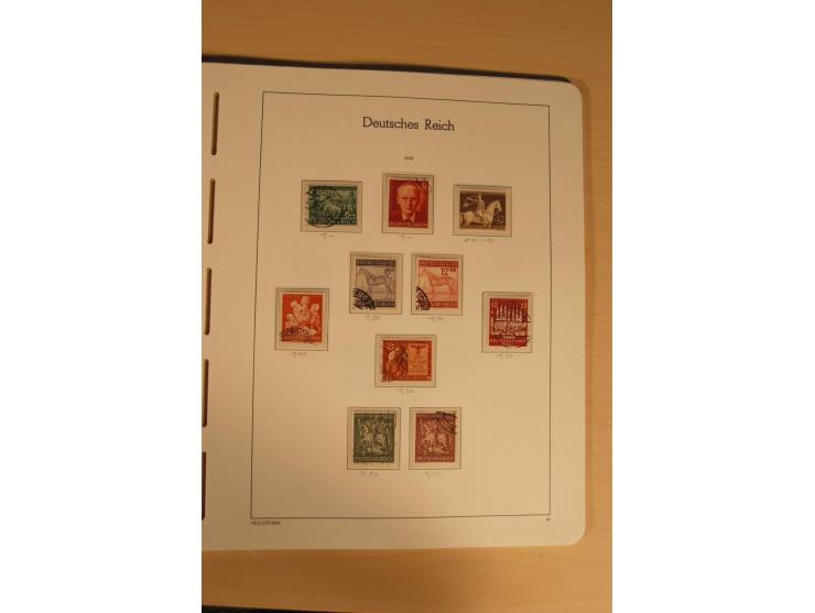 1850/1997, Nachlaß mit Sammlungen Altdeutschland mit u.a. Bayern Mi.-Nr. 1 (repariert), Deutsches Reich mit vielen sign. Wert
