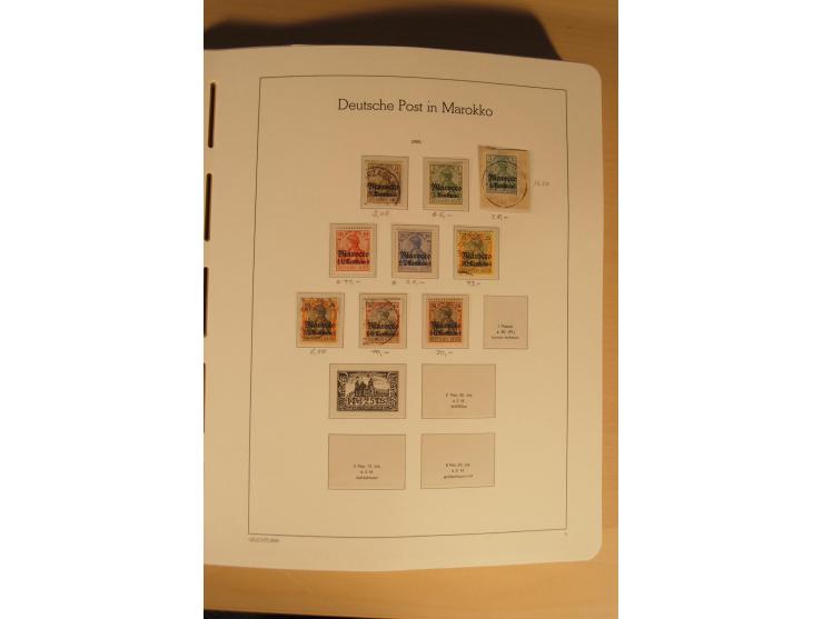 1850/1997, Nachlaß mit Sammlungen Altdeutschland mit u.a. Bayern Mi.-Nr. 1 (repariert), Deutsches Reich mit vielen sign. Wert