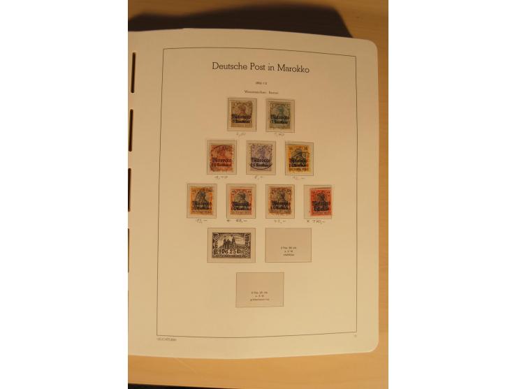 1850/1997, Nachlaß mit Sammlungen Altdeutschland mit u.a. Bayern Mi.-Nr. 1 (repariert), Deutsches Reich mit vielen sign. Wert