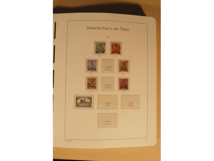 1850/1997, Nachlaß mit Sammlungen Altdeutschland mit u.a. Bayern Mi.-Nr. 1 (repariert), Deutsches Reich mit vielen sign. Wert