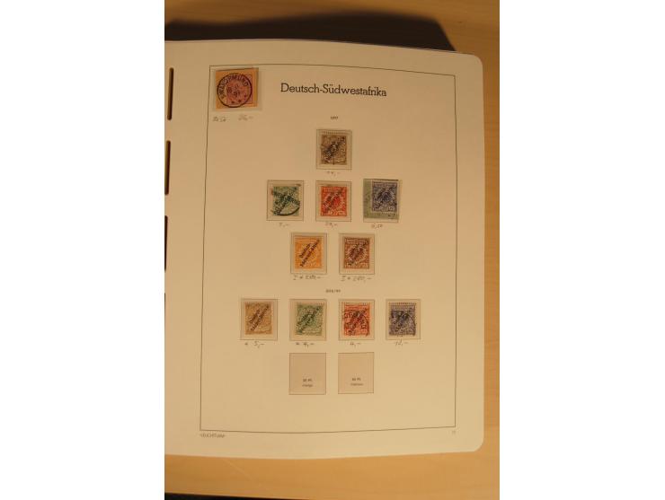 1850/1997, Nachlaß mit Sammlungen Altdeutschland mit u.a. Bayern Mi.-Nr. 1 (repariert), Deutsches Reich mit vielen sign. Wert