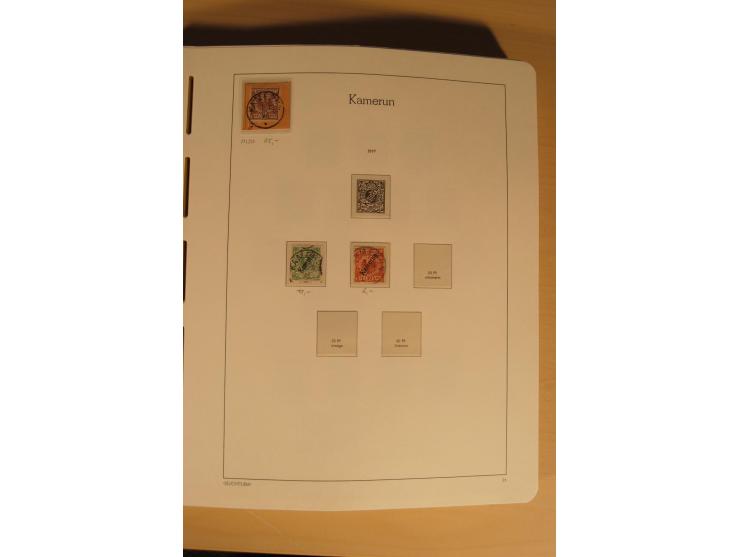 1850/1997, Nachlaß mit Sammlungen Altdeutschland mit u.a. Bayern Mi.-Nr. 1 (repariert), Deutsches Reich mit vielen sign. Wert