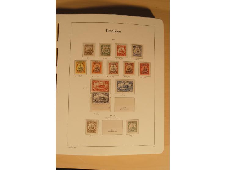 1850/1997, Nachlaß mit Sammlungen Altdeutschland mit u.a. Bayern Mi.-Nr. 1 (repariert), Deutsches Reich mit vielen sign. Wert