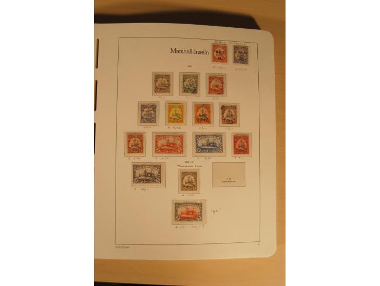 1850/1997, Nachlaß mit Sammlungen Altdeutschland mit u.a. Bayern Mi.-Nr. 1 (repariert), Deutsches Reich mit vielen sign. Wert
