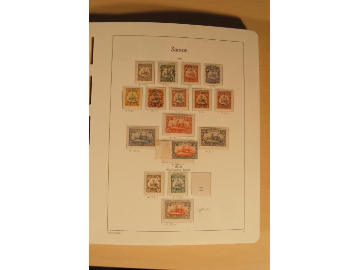1850/1997, Nachlaß mit Sammlungen Altdeutschland mit u.a. Bayern Mi.-Nr. 1 (repariert), Deutsches Reich mit vielen sign. Wert