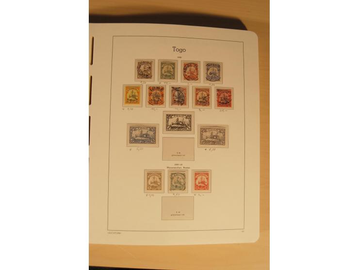 1850/1997, Nachlaß mit Sammlungen Altdeutschland mit u.a. Bayern Mi.-Nr. 1 (repariert), Deutsches Reich mit vielen sign. Wert