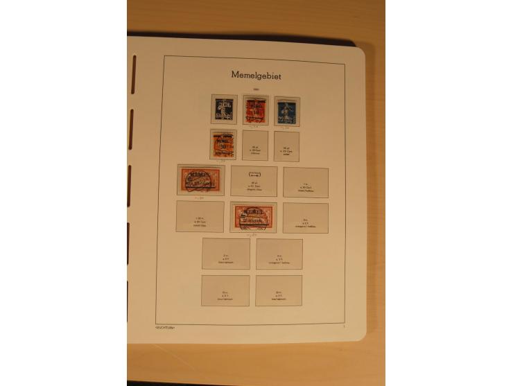1850/1997, Nachlaß mit Sammlungen Altdeutschland mit u.a. Bayern Mi.-Nr. 1 (repariert), Deutsches Reich mit vielen sign. Wert