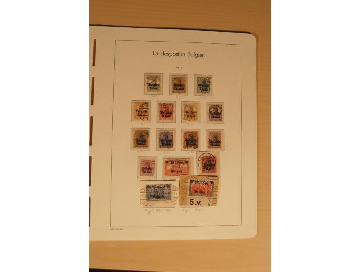 1850/1997, Nachlaß mit Sammlungen Altdeutschland mit u.a. Bayern Mi.-Nr. 1 (repariert), Deutsches Reich mit vielen sign. Wert