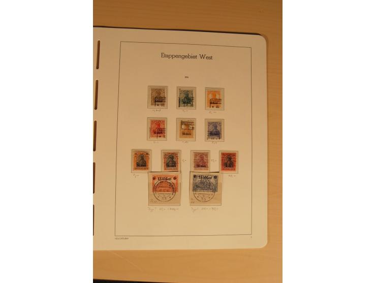 1850/1997, Nachlaß mit Sammlungen Altdeutschland mit u.a. Bayern Mi.-Nr. 1 (repariert), Deutsches Reich mit vielen sign. Wert