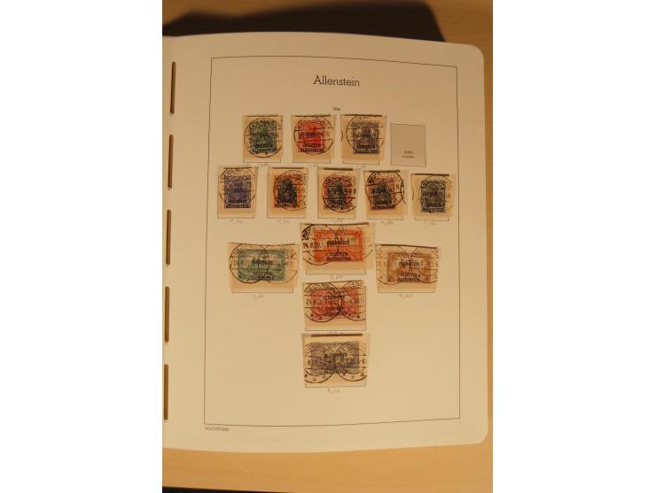 1850/1997, Nachlaß mit Sammlungen Altdeutschland mit u.a. Bayern Mi.-Nr. 1 (repariert), Deutsches Reich mit vielen sign. Wert