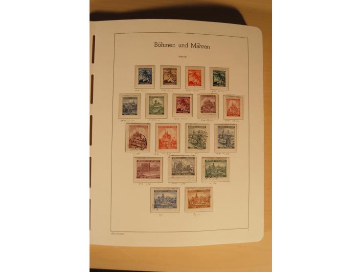 1850/1997, Nachlaß mit Sammlungen Altdeutschland mit u.a. Bayern Mi.-Nr. 1 (repariert), Deutsches Reich mit vielen sign. Wert
