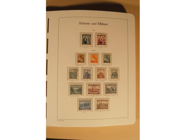 1850/1997, Nachlaß mit Sammlungen Altdeutschland mit u.a. Bayern Mi.-Nr. 1 (repariert), Deutsches Reich mit vielen sign. Wert
