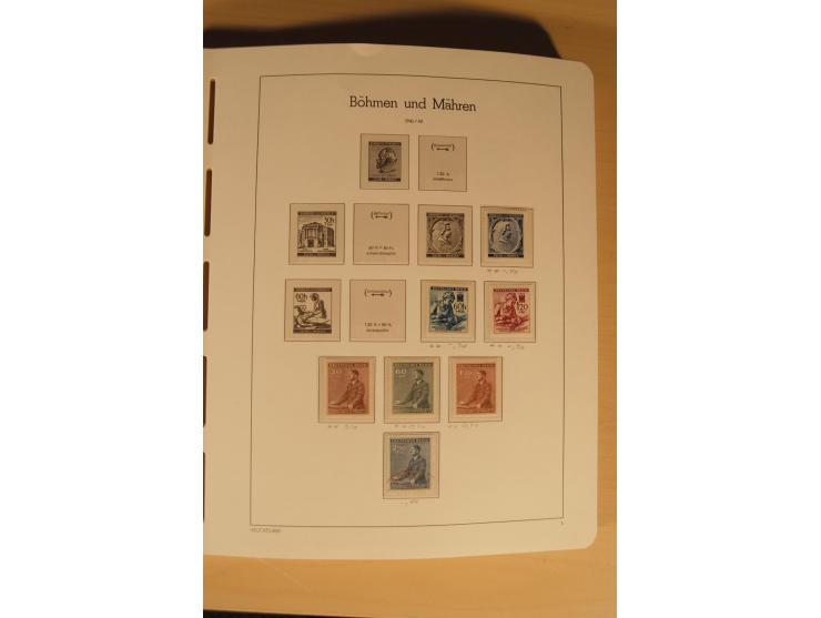 1850/1997, Nachlaß mit Sammlungen Altdeutschland mit u.a. Bayern Mi.-Nr. 1 (repariert), Deutsches Reich mit vielen sign. Wert