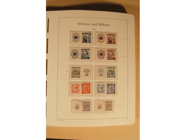 1850/1997, Nachlaß mit Sammlungen Altdeutschland mit u.a. Bayern Mi.-Nr. 1 (repariert), Deutsches Reich mit vielen sign. Wert