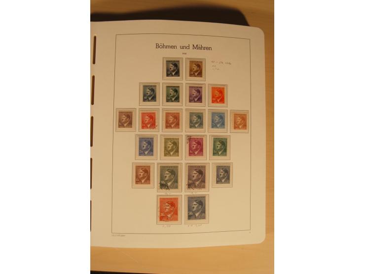1850/1997, Nachlaß mit Sammlungen Altdeutschland mit u.a. Bayern Mi.-Nr. 1 (repariert), Deutsches Reich mit vielen sign. Wert