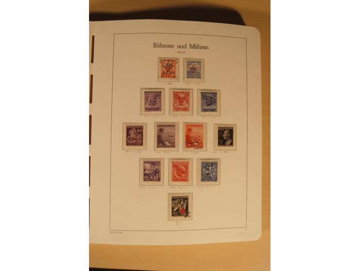 1850/1997, Nachlaß mit Sammlungen Altdeutschland mit u.a. Bayern Mi.-Nr. 1 (repariert), Deutsches Reich mit vielen sign. Wert