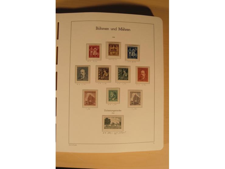 1850/1997, Nachlaß mit Sammlungen Altdeutschland mit u.a. Bayern Mi.-Nr. 1 (repariert), Deutsches Reich mit vielen sign. Wert