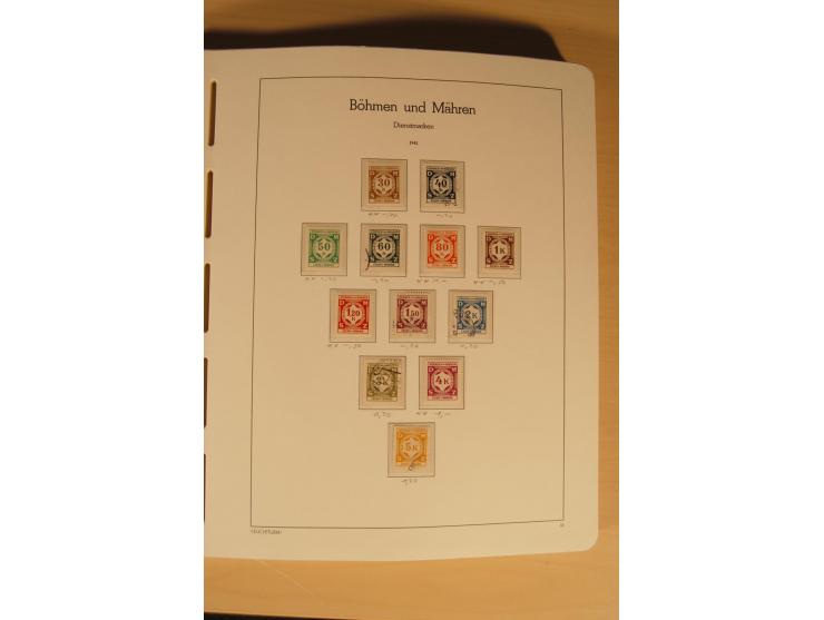 1850/1997, Nachlaß mit Sammlungen Altdeutschland mit u.a. Bayern Mi.-Nr. 1 (repariert), Deutsches Reich mit vielen sign. Wert