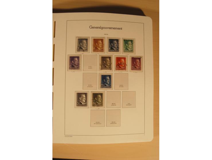 1850/1997, Nachlaß mit Sammlungen Altdeutschland mit u.a. Bayern Mi.-Nr. 1 (repariert), Deutsches Reich mit vielen sign. Wert