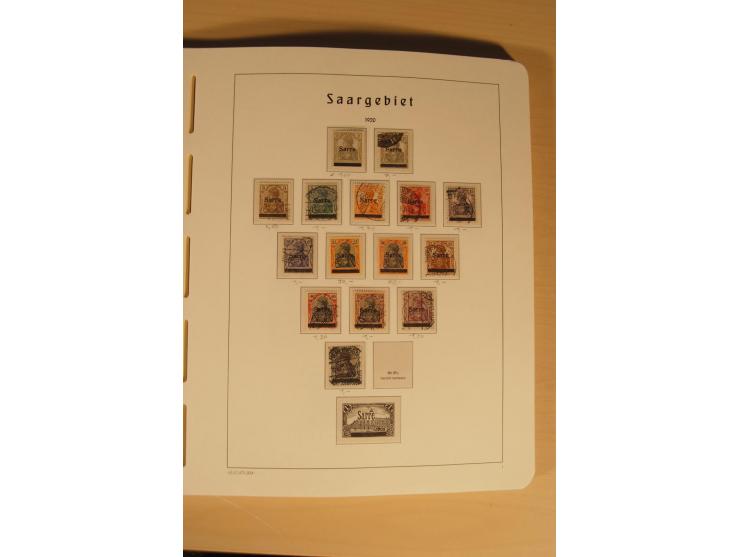 1850/1997, Nachlaß mit Sammlungen Altdeutschland mit u.a. Bayern Mi.-Nr. 1 (repariert), Deutsches Reich mit vielen sign. Wert
