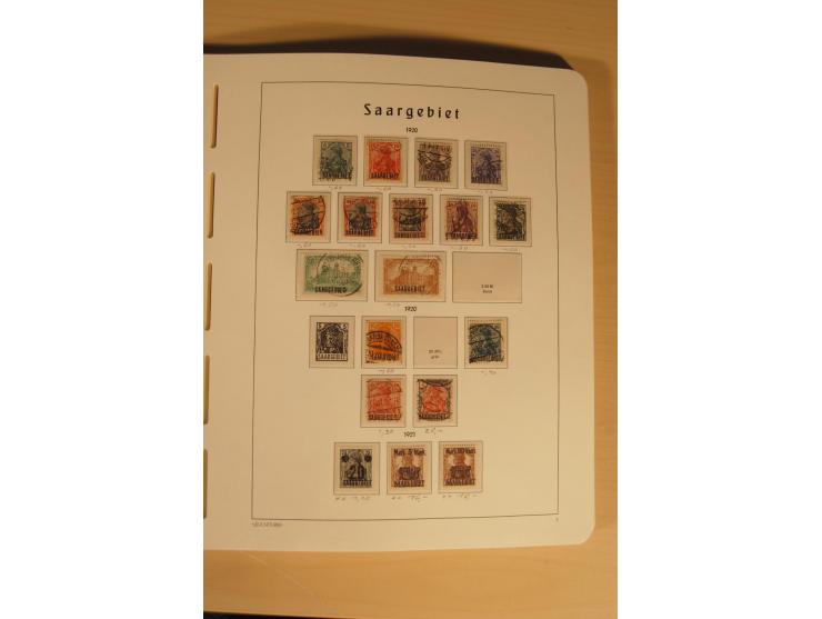 1850/1997, Nachlaß mit Sammlungen Altdeutschland mit u.a. Bayern Mi.-Nr. 1 (repariert), Deutsches Reich mit vielen sign. Wert