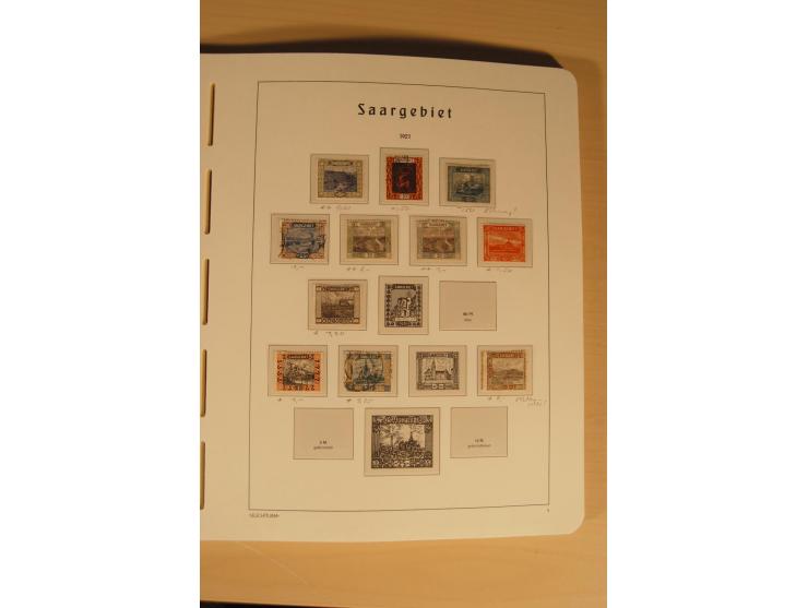 1850/1997, Nachlaß mit Sammlungen Altdeutschland mit u.a. Bayern Mi.-Nr. 1 (repariert), Deutsches Reich mit vielen sign. Wert