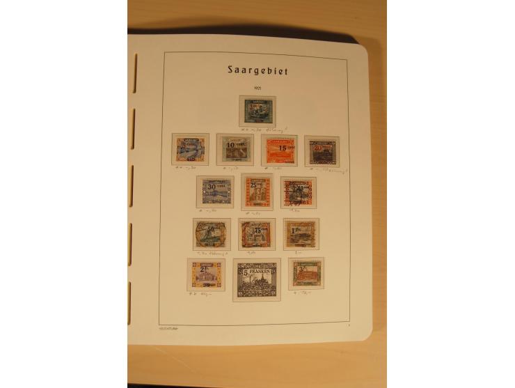 1850/1997, Nachlaß mit Sammlungen Altdeutschland mit u.a. Bayern Mi.-Nr. 1 (repariert), Deutsches Reich mit vielen sign. Wert