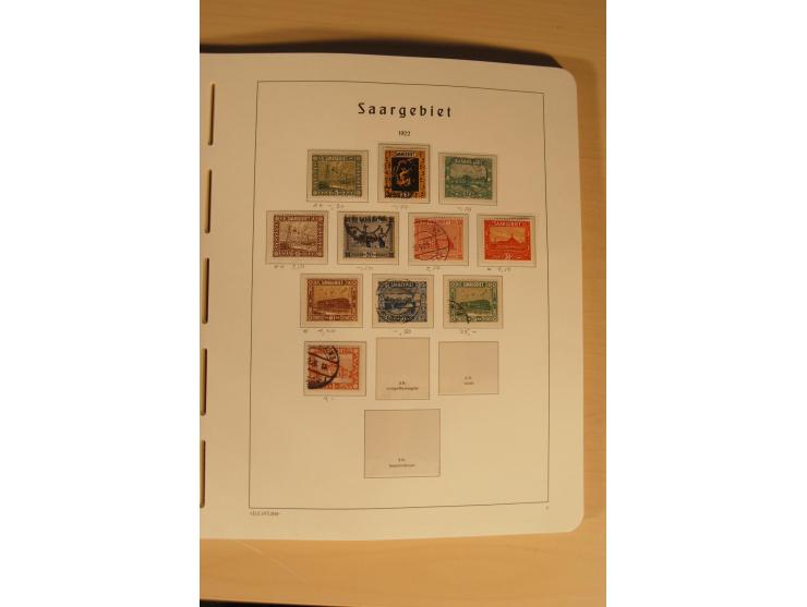 1850/1997, Nachlaß mit Sammlungen Altdeutschland mit u.a. Bayern Mi.-Nr. 1 (repariert), Deutsches Reich mit vielen sign. Wert