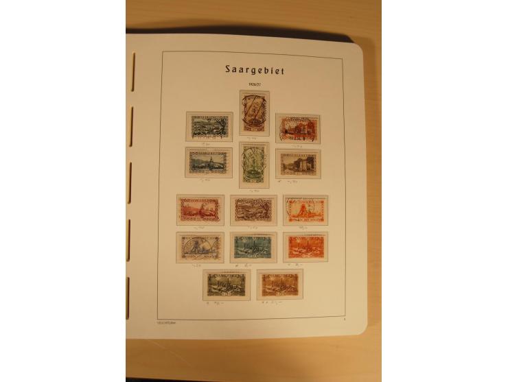 1850/1997, Nachlaß mit Sammlungen Altdeutschland mit u.a. Bayern Mi.-Nr. 1 (repariert), Deutsches Reich mit vielen sign. Wert