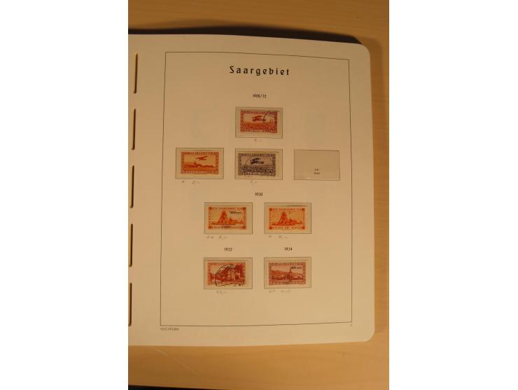 1850/1997, Nachlaß mit Sammlungen Altdeutschland mit u.a. Bayern Mi.-Nr. 1 (repariert), Deutsches Reich mit vielen sign. Wert