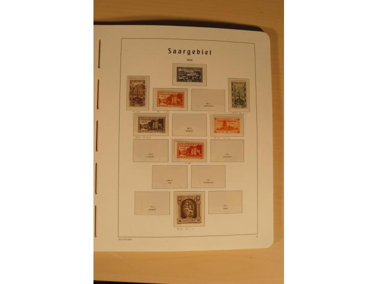 1850/1997, Nachlaß mit Sammlungen Altdeutschland mit u.a. Bayern Mi.-Nr. 1 (repariert), Deutsches Reich mit vielen sign. Wert