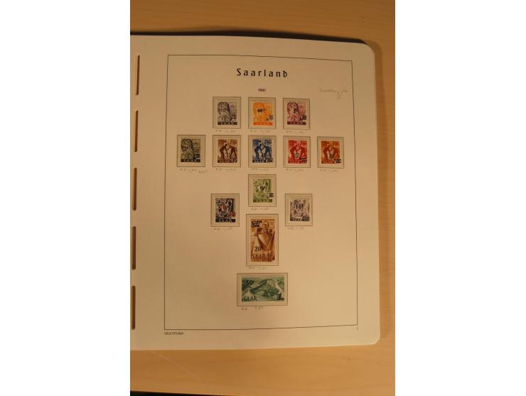 1850/1997, Nachlaß mit Sammlungen Altdeutschland mit u.a. Bayern Mi.-Nr. 1 (repariert), Deutsches Reich mit vielen sign. Wert