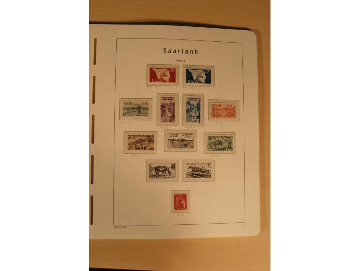 1850/1997, Nachlaß mit Sammlungen Altdeutschland mit u.a. Bayern Mi.-Nr. 1 (repariert), Deutsches Reich mit vielen sign. Wert