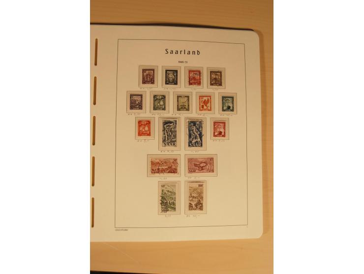 1850/1997, Nachlaß mit Sammlungen Altdeutschland mit u.a. Bayern Mi.-Nr. 1 (repariert), Deutsches Reich mit vielen sign. Wert