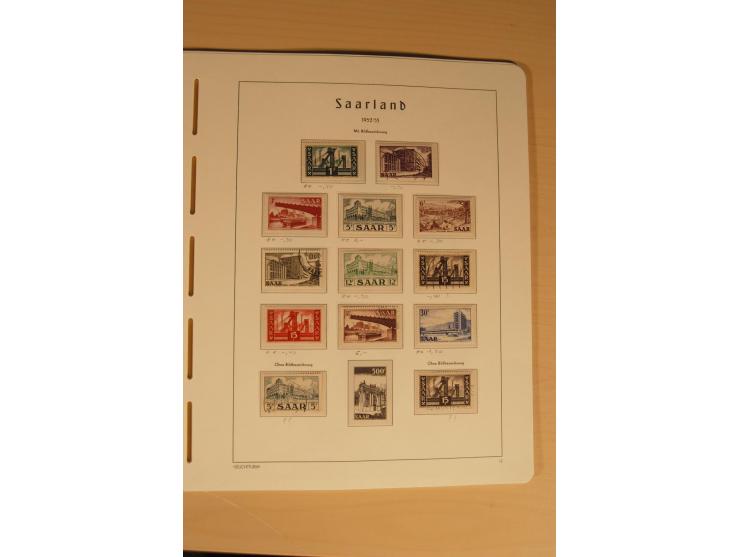 1850/1997, Nachlaß mit Sammlungen Altdeutschland mit u.a. Bayern Mi.-Nr. 1 (repariert), Deutsches Reich mit vielen sign. Wert