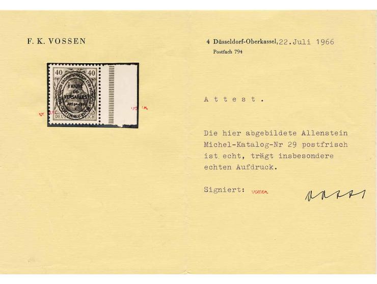 1920/48, kleine, meist gestempelte Zusammenstellung mit meist hochwertigen Ausgaben, dabei Abstimmungsbiete, Memel und Danzig