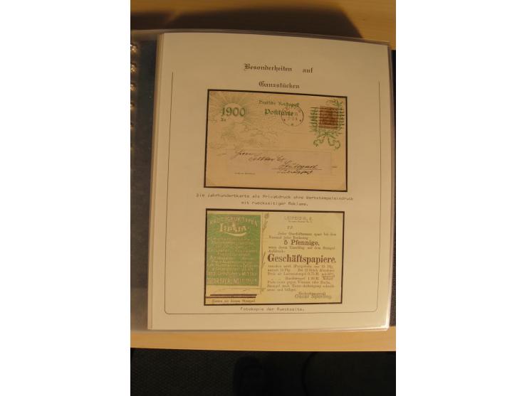 1900/86 (ca.), Sammlung Briefe und Karten mit vielen Besonderheiten und Schwerpunkt vor 1945, dabei gute Frankaturen, Portost