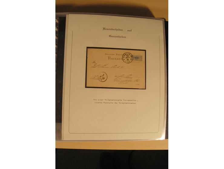 1900/86 (ca.), Sammlung Briefe und Karten mit vielen Besonderheiten und Schwerpunkt vor 1945, dabei gute Frankaturen, Portost