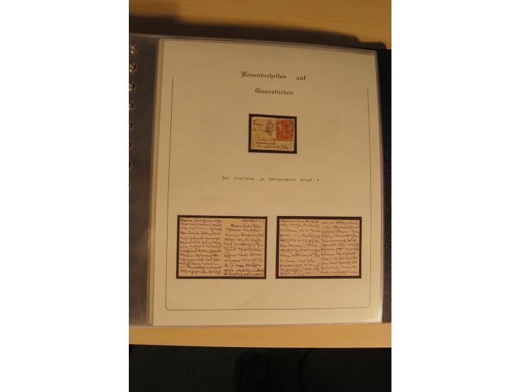1900/86 (ca.), Sammlung Briefe und Karten mit vielen Besonderheiten und Schwerpunkt vor 1945, dabei gute Frankaturen, Portost