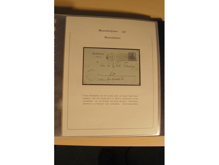 1900/86 (ca.), Sammlung Briefe und Karten mit vielen Besonderheiten und Schwerpunkt vor 1945, dabei gute Frankaturen, Portost