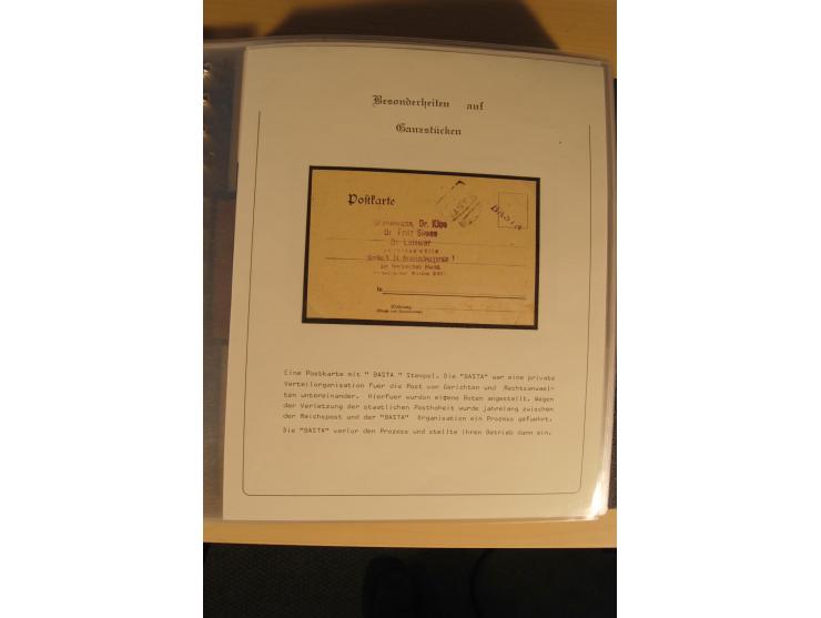 1900/86 (ca.), Sammlung Briefe und Karten mit vielen Besonderheiten und Schwerpunkt vor 1945, dabei gute Frankaturen, Portost