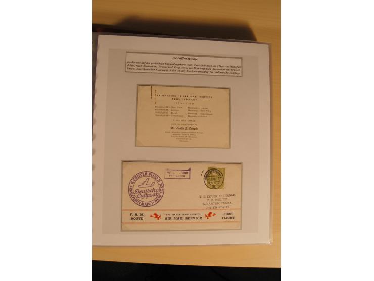 1948, große, auch international hochbewertete Ausstellungssammlung in 4 Bänden und Ergänzungsbänden mit insgesamt ca. 160 Bri