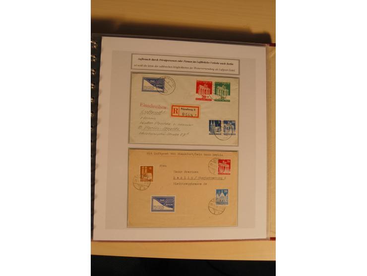 1948, große, auch international hochbewertete Ausstellungssammlung in 4 Bänden und Ergänzungsbänden mit insgesamt ca. 160 Bri