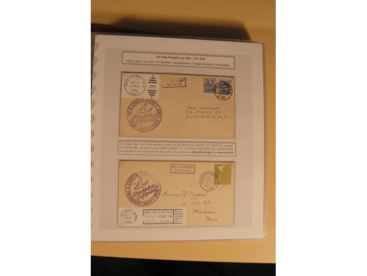1948, große, auch international hochbewertete Ausstellungssammlung in 4 Bänden und Ergänzungsbänden mit insgesamt ca. 160 Bri