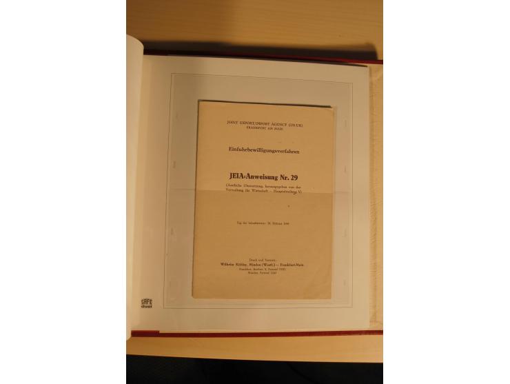 1948, große, auch international hochbewertete Ausstellungssammlung in 4 Bänden und Ergänzungsbänden mit insgesamt ca. 160 Bri