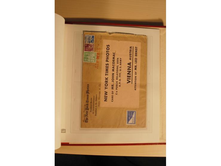 1948, große, auch international hochbewertete Ausstellungssammlung in 4 Bänden und Ergänzungsbänden mit insgesamt ca. 160 Bri